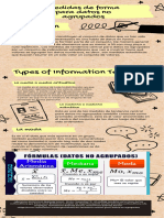 Information Texts in English Infographic Natural Fluro Cardboard Doodle Style