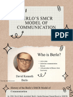 Berlo's of Communication