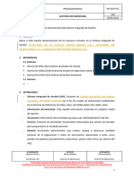 SIG-SIG-P-01 Procedimiento de Gestión Documentaria.