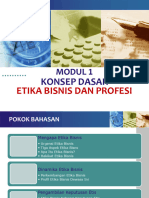 Modul 1 - Konsep Etika Bisnis Dan Profesi