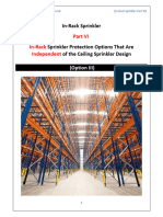 In-Rack Sprinkler. Option III