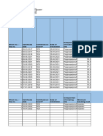 Mooring Line Record Template