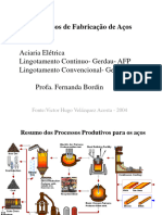 Fabricação Do Aço Aciaria Elétrica