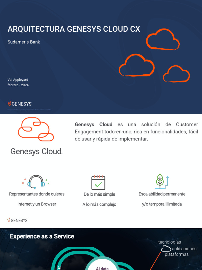 Arquitectura Genesys Cloud CX | PDF | protocolo de Iniciacion de Sesion ...