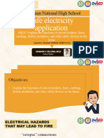 Lesson 9 Safe Electricity Application