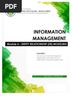 Module 4 - Entity Relationship (ER) Modeling