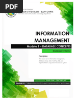 Module 1 - Database Systems