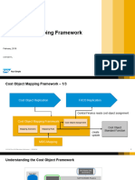 Cost Object Mapping Framework: February, 2018