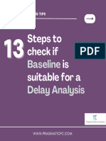Baseline Is Suitable For A Delay Analysis