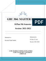 Master Plan Report Amritsar