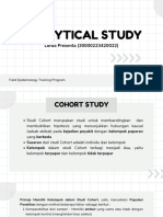 Analytical Study (Cohort and Experimental)