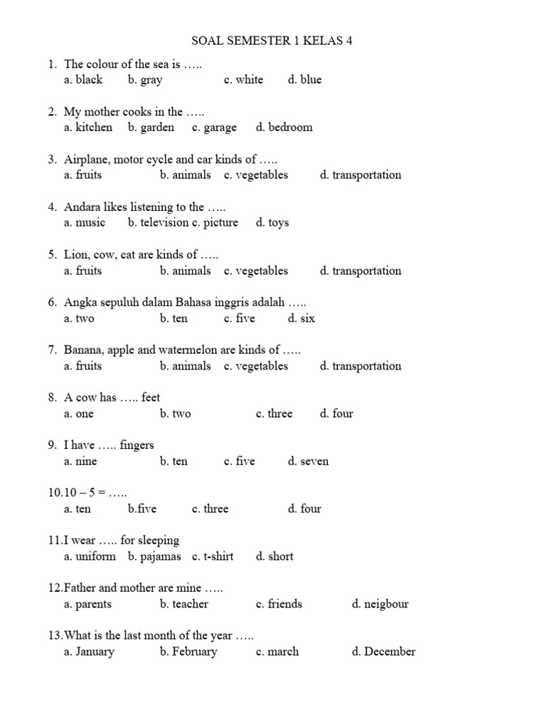 Mengintip Kertas Ujian: Contoh Soal Semester 1 Kelas 12 SMA Tahun Ajaran 2017/2018