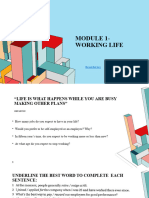 Module 1-Working Life