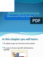 1.2 Skimming Scanning
