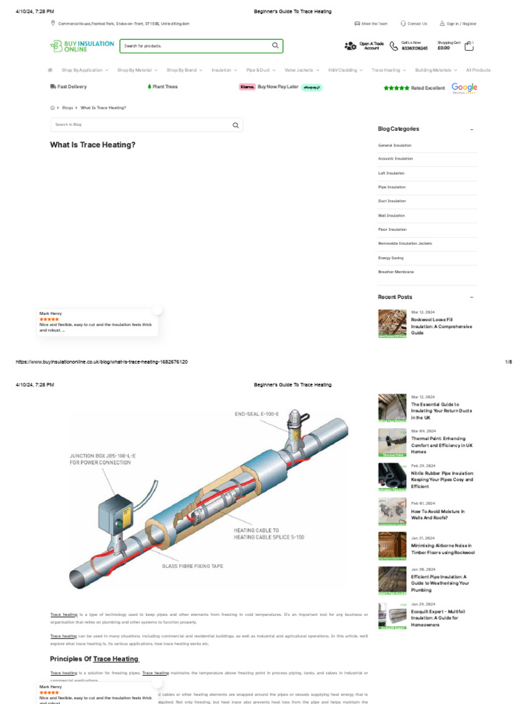 Beginner's Guide To Trace Heating | PDF | Water Heating | Building ...