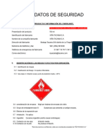 Hoja de Datos de Seguridad Pisco Demonio de Los Andes - Acholado