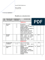 Planificare Muzică Și Mișcare IV 2023-2024