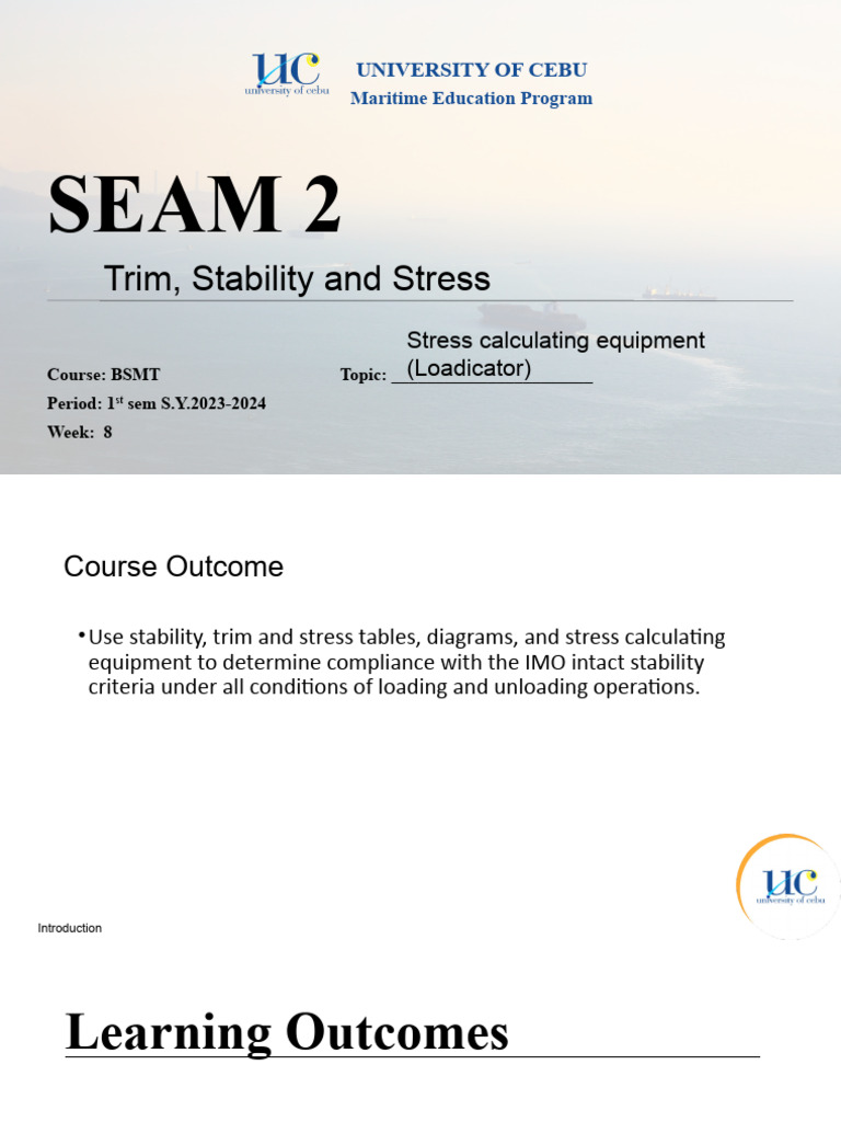 Seam 2 Week 8 Stress Calculating Equipment Loadicator Pdf Bending