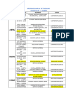 Actividades Trimestral General Abril Mayo Junio