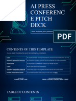 AI Press Conference Pitch Deck by Slidesgo