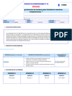 Unidad Didáctica #2 - Inglés 2do