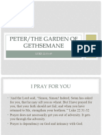 Bible Lesson 7 - Garden of Gethsemane