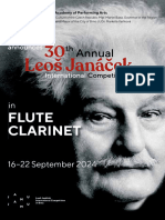 Janacek Flute and Clarinet Competition 2024