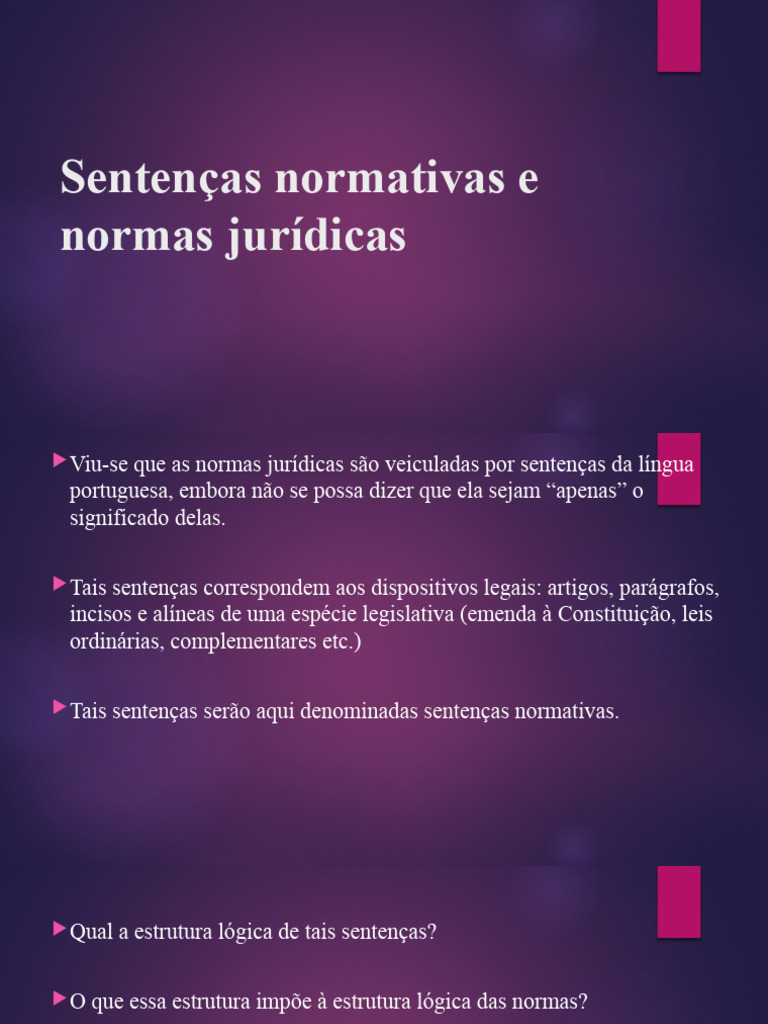 Sentenças Normativas e Normas Jurídicas - ALT | PDF | Sentença ...