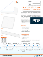 Back-Lit Panel 3PCCT