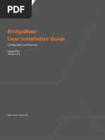 BridgeMate. User Installation Guide For v.1.2.0 - MAR2022