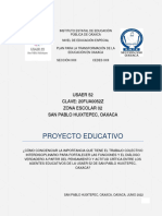 Proyecto Educativo Usaer 52 Julio 2022