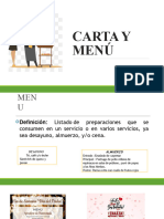 Carta y Menu