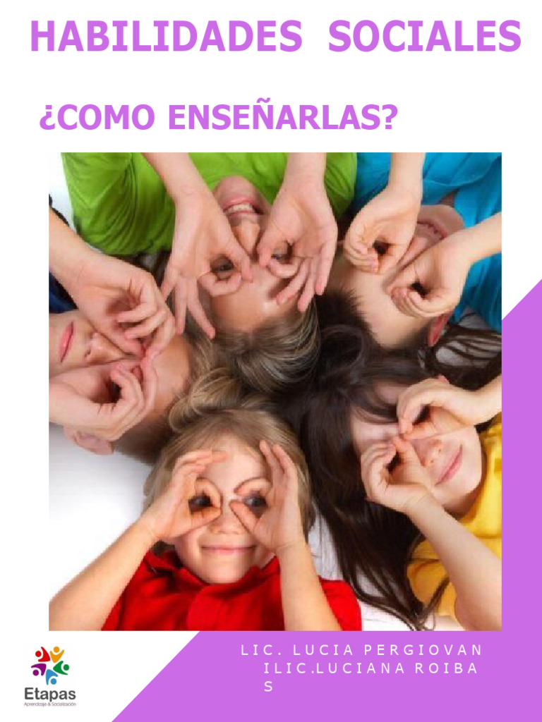Enseñar Habilidades Sociales Niños | PDF | Aprendizaje | Las emociones