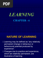 Chap 6 Learning