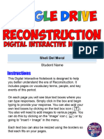 Reconstruction Interactive Notebook