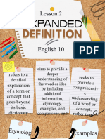 Copy of English 10 Expanded Definition