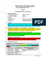 Silabo Laboratorio de Quimica Integrada - Claudia Villanueva
