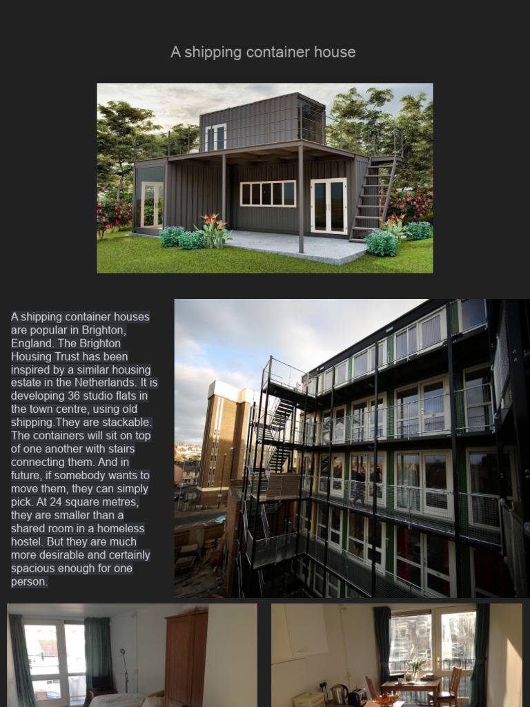 Brighton's Innovative Container Housing | PDF
