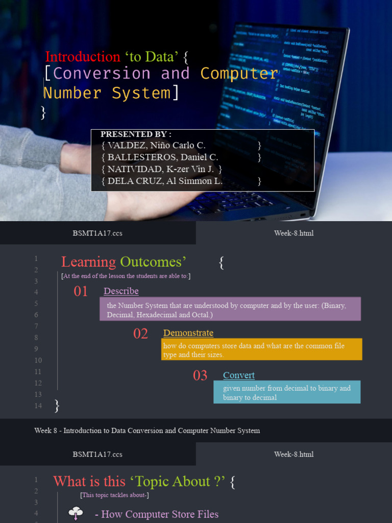 Introduction to Data Conversion and Computer Number System | PDF | Byte ...