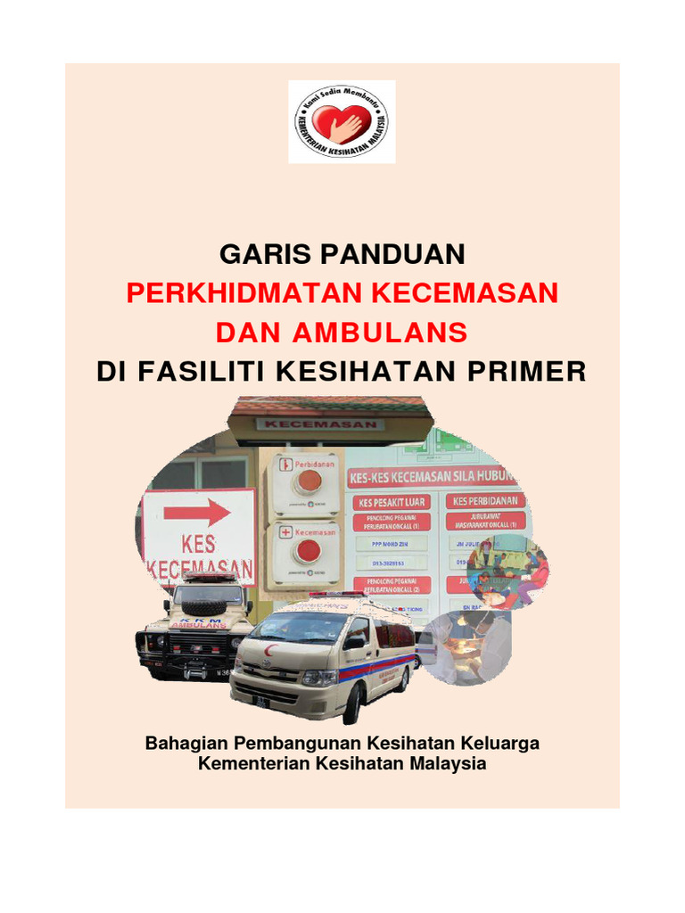 Garis Panduan Kesihatan Kecemasan Dan Ambulans Di Fasaliti Kesihatan ...