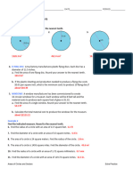 (15767) Area of Circle and Sectors