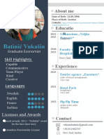 Free Resume Template by PowerPoint School