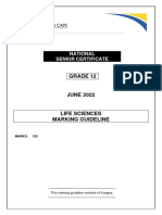 Life Sciences Gr12 Memo June2022 - English