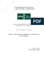 Tarea 1. Mecanismos de Difusi On en Materiales de Uso Tecnológico