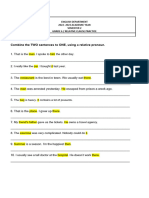 Relative Clause Practice