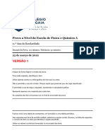 Prova Escrita de Física e Química A - Março - 2022 - Final - V1 Nao Usada