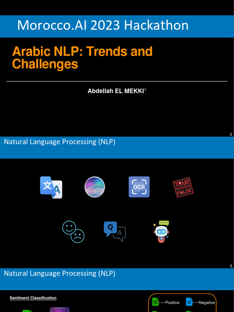 Arabic NLP: Trends and Challenges | PDF | Arabic | Machine Learning