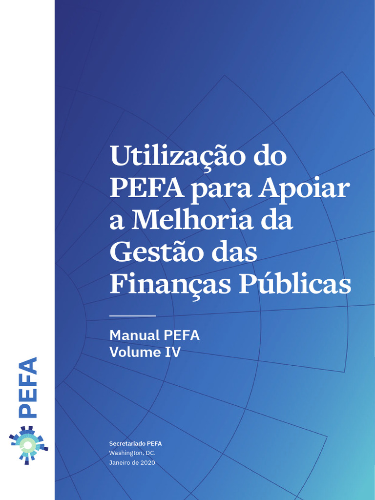 Manual PEFA: Melhoria da Gestão Financeira | PDF | Orçamento | Economia