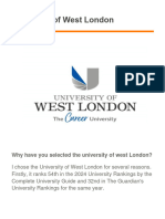 West London Enhanced Extended Masters in Business