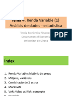 Renda Variable Anàlisis de Dades